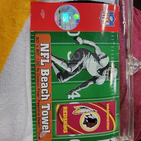 Washington Redskins NFL Beach Towel 30"x60" - Picture 2 of 2